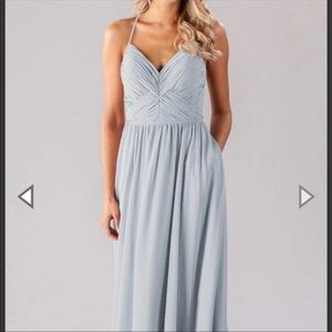 Kennedy blue brides maid dress fog size 0